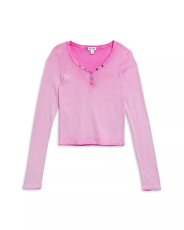 Винтажная рубашка-поло с длинными рукавами для девочек - для детей постарше. Splendid, красный
Винтажная рубашка-поло с длинными рукавами для девочек - для детей постарше. Splendid, красный