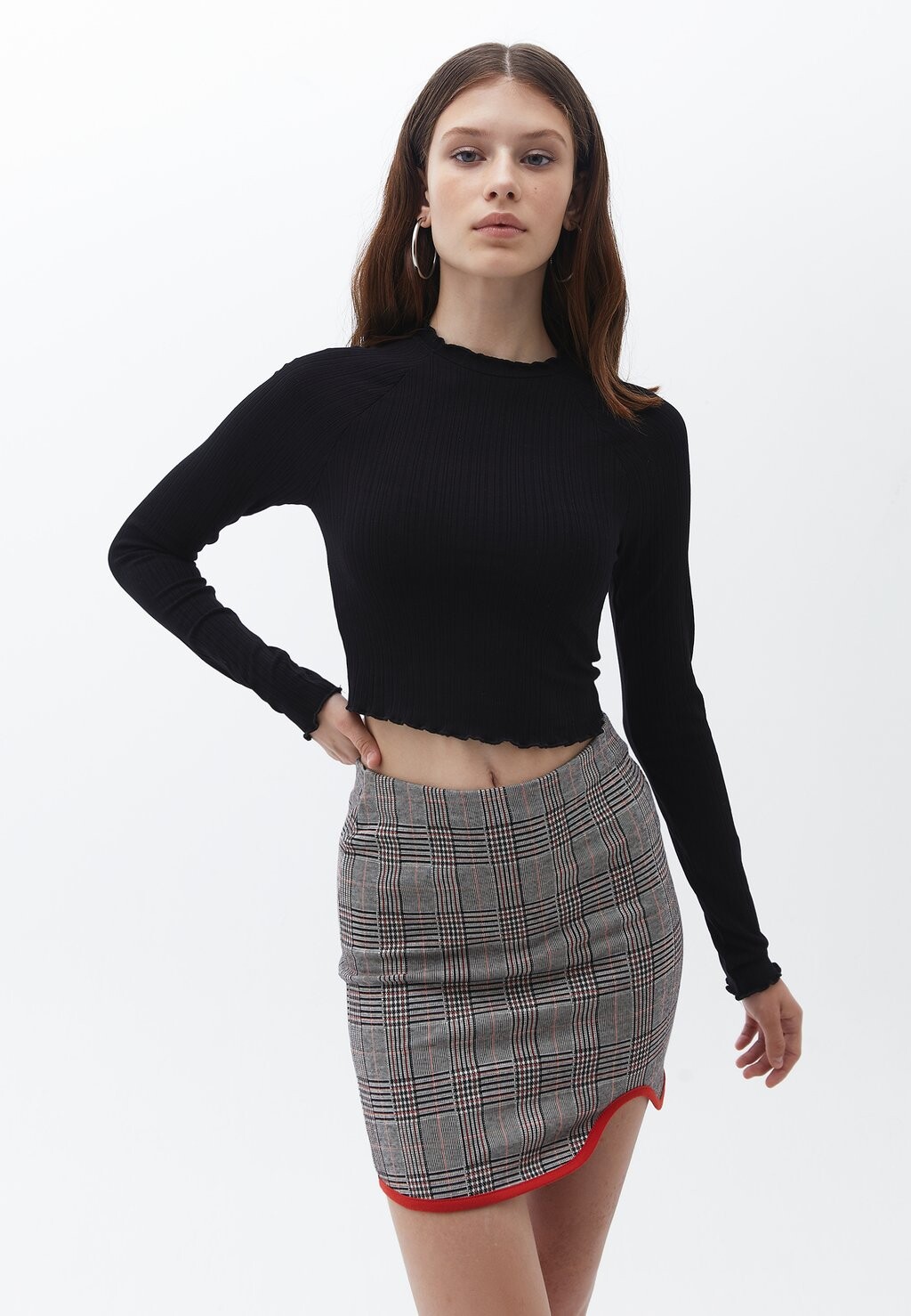 Рубашка с длинным рукавом OXXO, цвет black 
Рубашка с длинным рукавом OXXO, цвет black