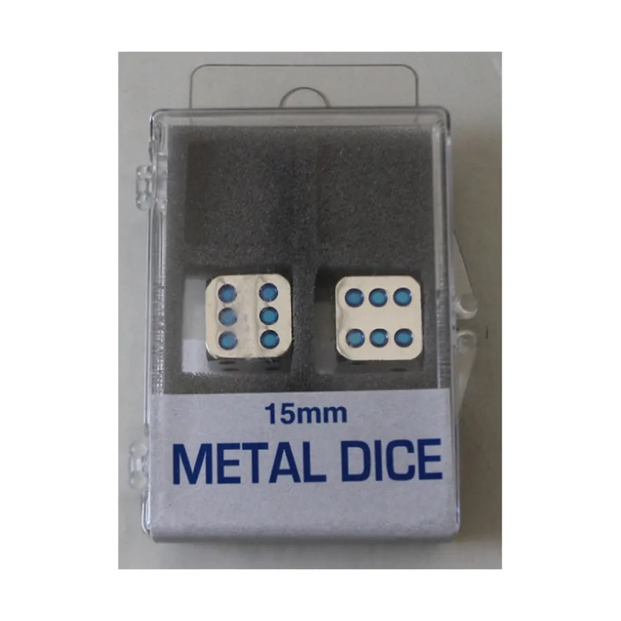 Металлические кубики d6 15 мм с синими шипами (2), Dice - Metal, Standard Sized (Koplow)
Металлические кубики d6 15 мм с синими шипами (2), Dice - Metal, Standard Sized (Koplow)