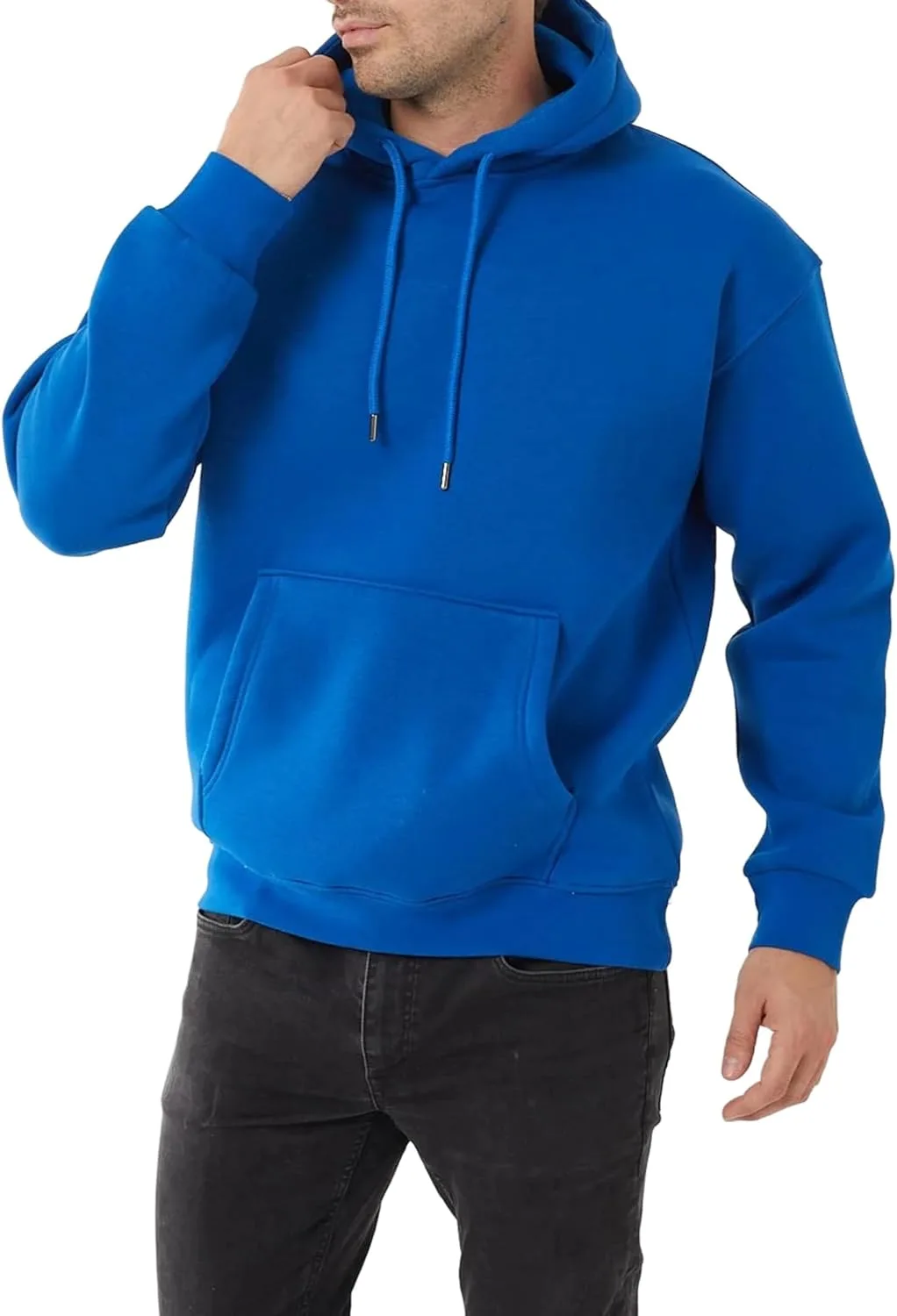 Мужская флисовая толстовка с капюшоном и карманом-кенгуру LINMYZAI
Мужская флисовая толстовка с капюшоном и карманом-кенгуру LINMYZAI