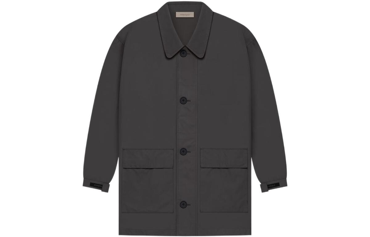 SS22 Куртка унисекс Iron Fear Of God Essentials, черный 
SS22 Куртка унисекс Iron Fear Of God Essentials, черный