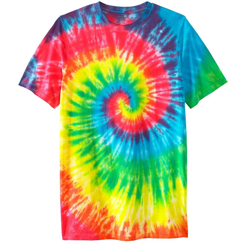 Мужская большая и высокая легкая футболка удлиненной длины Kingsize с круглым вырезом с принтом тай-дай KingSize, цвет Rainbow Tie Dye
Мужская большая и высокая легкая футболка удлиненной длины Kingsize с круглым вырезом с принтом тай-дай KingSize, цвет Rainbow Tie Dye