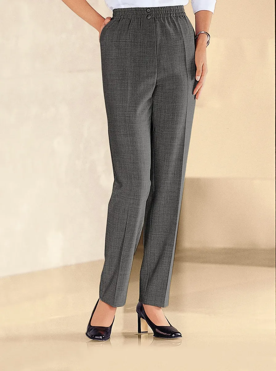 Классические брюки без застежки Classic, антрацит
Классические брюки без застежки Classic, антрацит