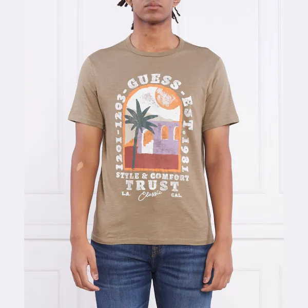 Футболка приталенного кроя Palm Window Guess, зеленый
Футболка приталенного кроя Palm Window Guess, зеленый