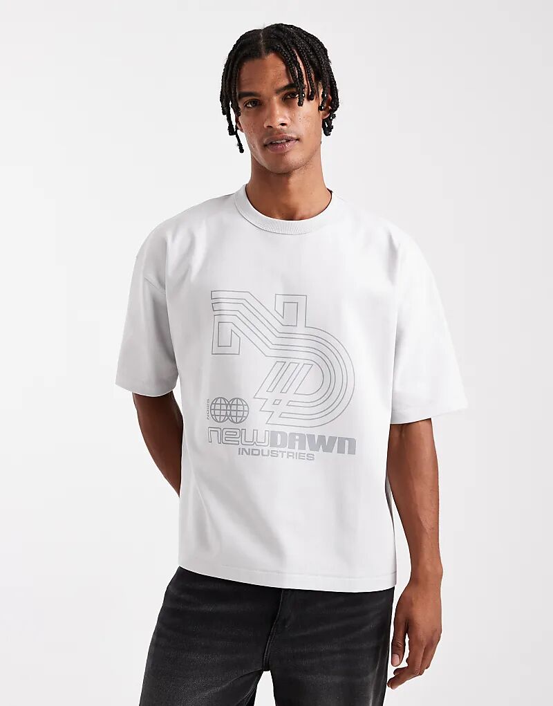 Футболка свободного кроя ASOS DESIGN премиум-класса из интерлока с уличной графикой и вышивкой серого цвета
Футболка свободного кроя ASOS DESIGN премиум-класса из интерлока с уличной графикой и вышивкой серого цвета