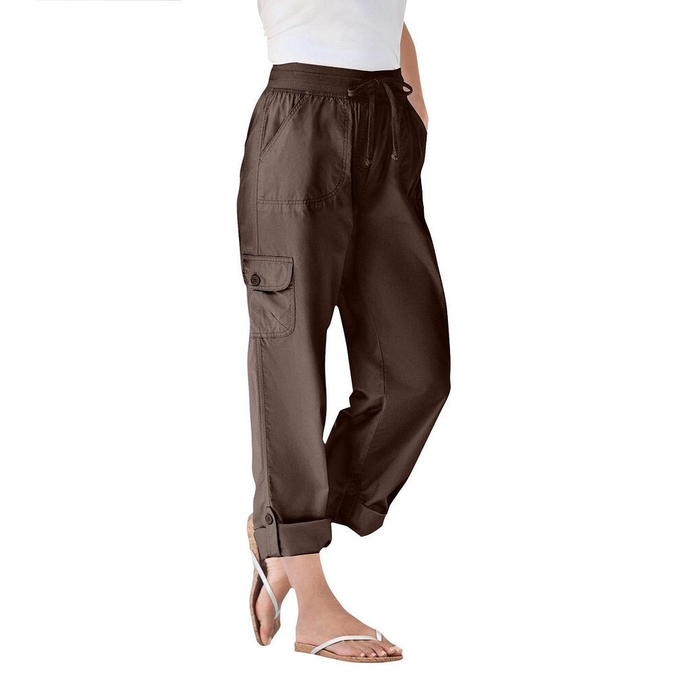 Женщина в женских брюках-карго трансформируемой длины больших размеров Woman Within, цвет Chocolate
Женщина в женских брюках-карго трансформируемой длины больших размеров Woman Within, цвет Chocolate