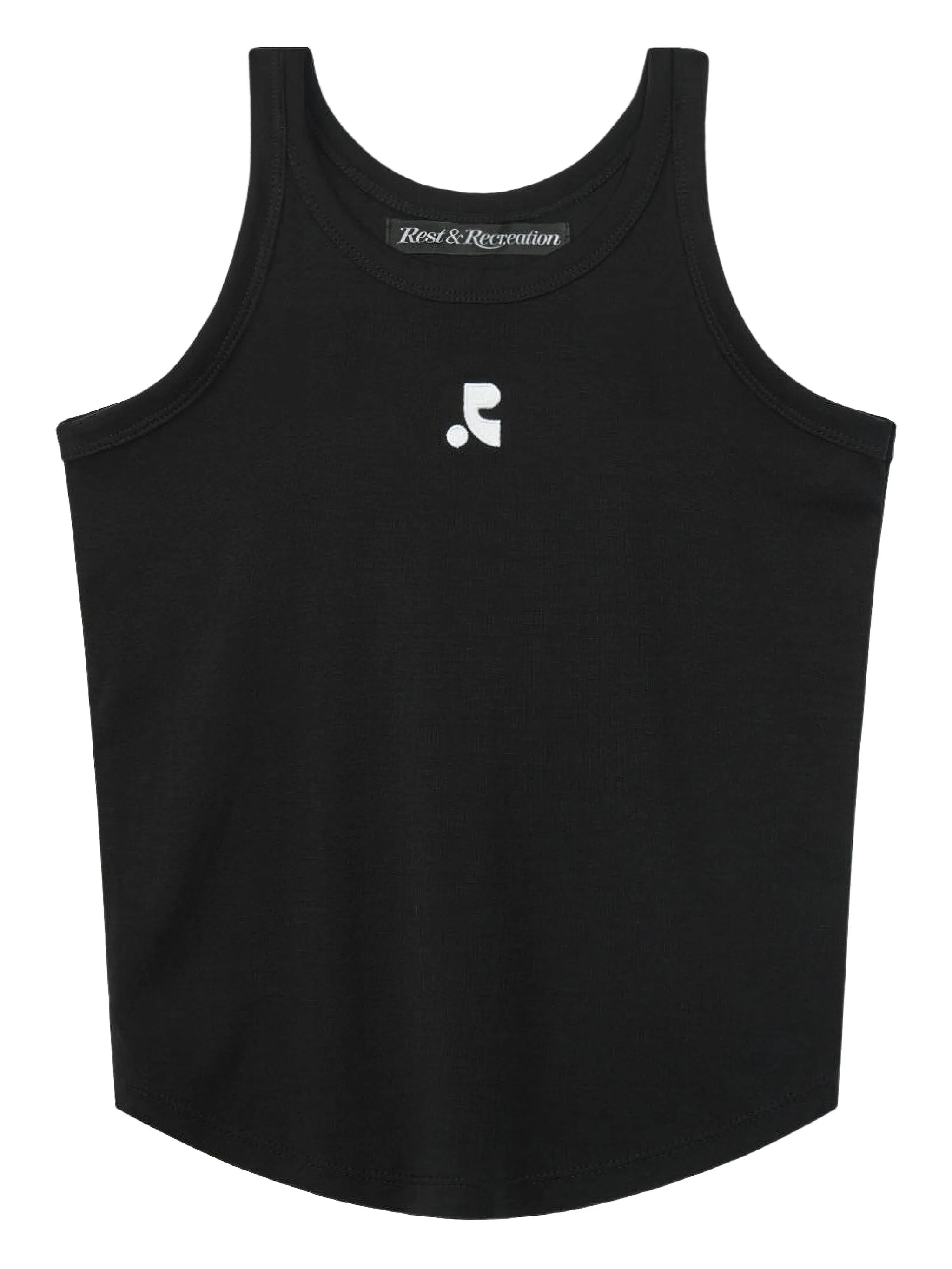 Топ с вышитым логотипом Rest&Recreation, черный
Топ с вышитым логотипом Rest&Recreation, черный