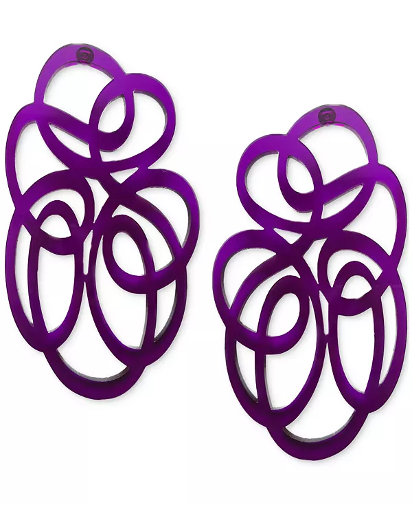 Серьги-Капли «Татьяна» в форме завитка Swanky Designs, purple
Серьги-Капли «Татьяна» в форме завитка Swanky Designs, purple