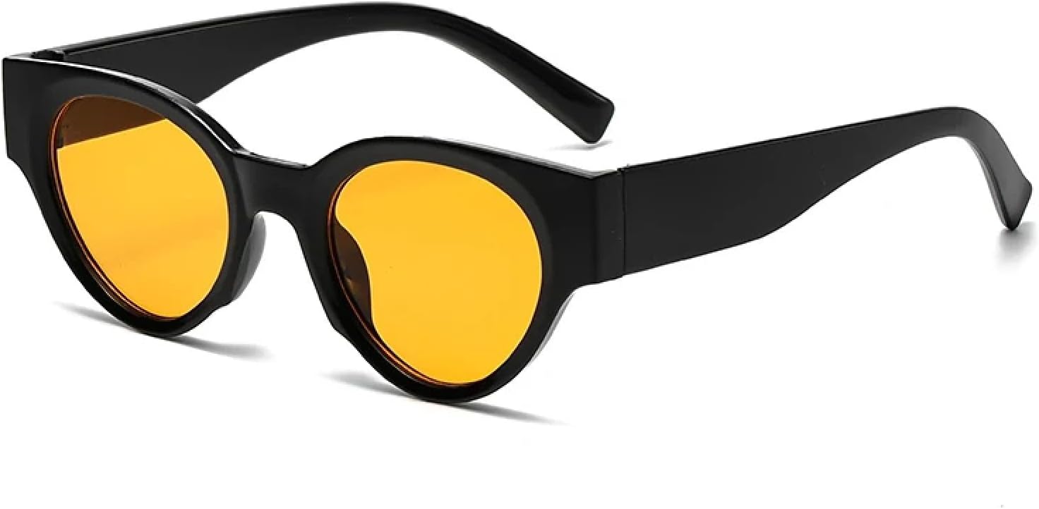 Винтажные классические овальные солнцезащитные очки для женщин, маленькие «кошачий глаз», модные, с леопардовым принтом, защита от УФ-излучения UV400 TVTBBVV, Black Orange
Винтажные классические овальные солнцезащитные очки для женщин, маленькие «кошачий глаз», модные, с леопардовым принтом, защита от УФ-излучения UV400 TVTBBVV, Black Orange