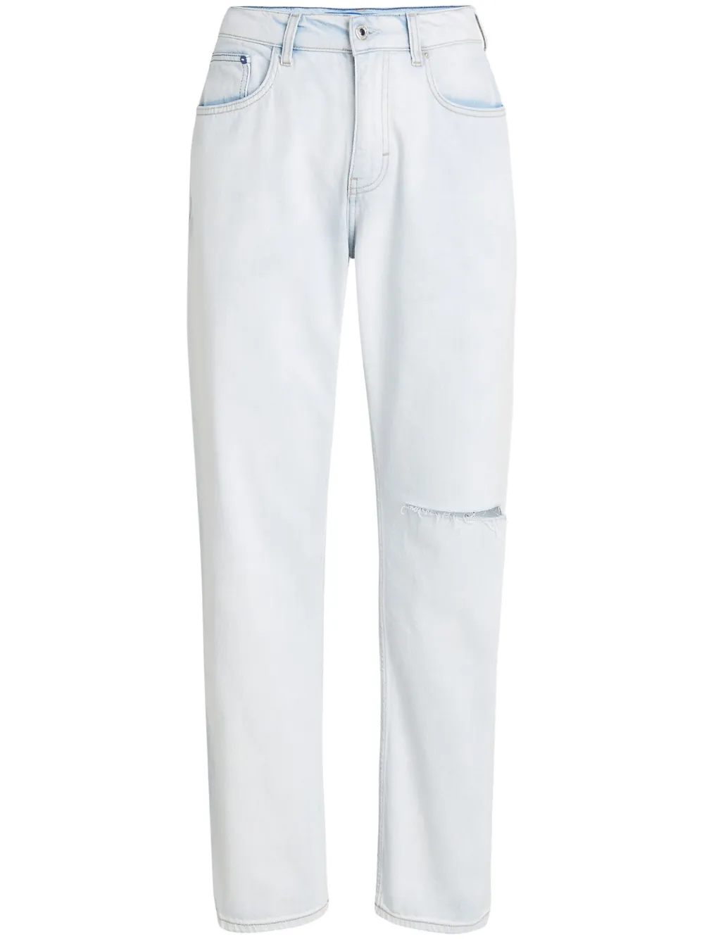 Джинсы с прорезями и нашивкой-логотипом Karl Lagerfeld Jeans, синий
Джинсы с прорезями и нашивкой-логотипом Karl Lagerfeld Jeans, синий