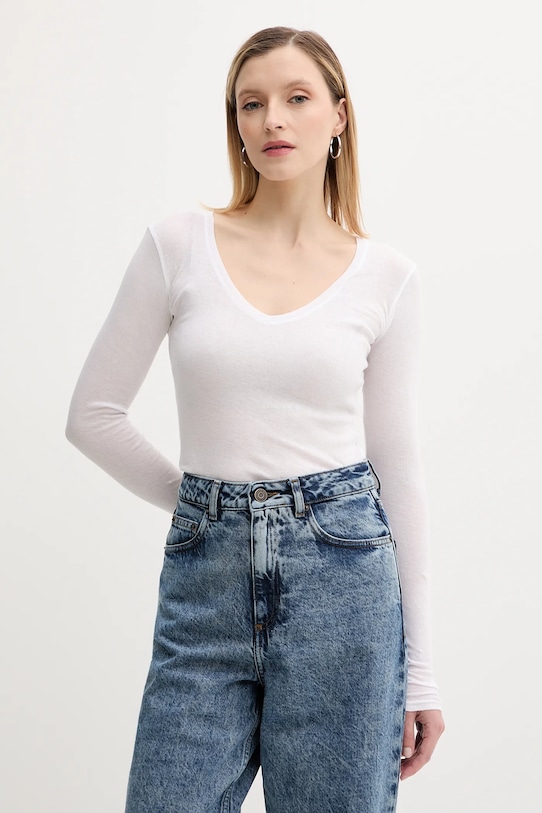 Хлопковая водолазка American Vintage, белый
Хлопковая водолазка American Vintage, белый