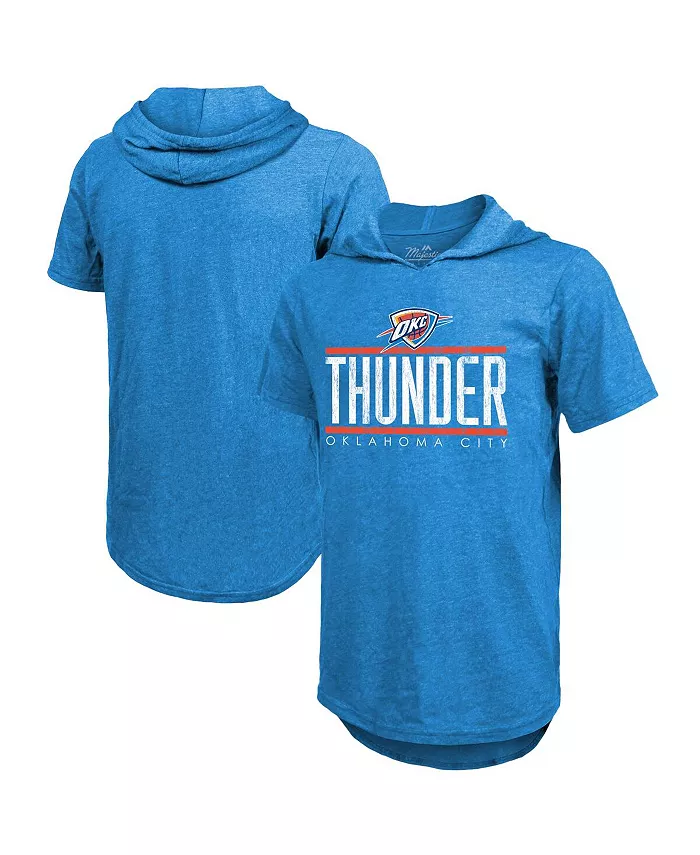 Мужская синяя толстовка-футболка Oklahoma City Thunder Tri-Blend Majestic
Мужская синяя толстовка-футболка Oklahoma City Thunder Tri-Blend Majestic