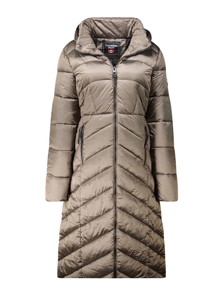 Стеганое пальто Бланшик серо-коричневого цвета Canadian Peak
Стеганое пальто Бланшик серо-коричневого цвета Canadian Peak