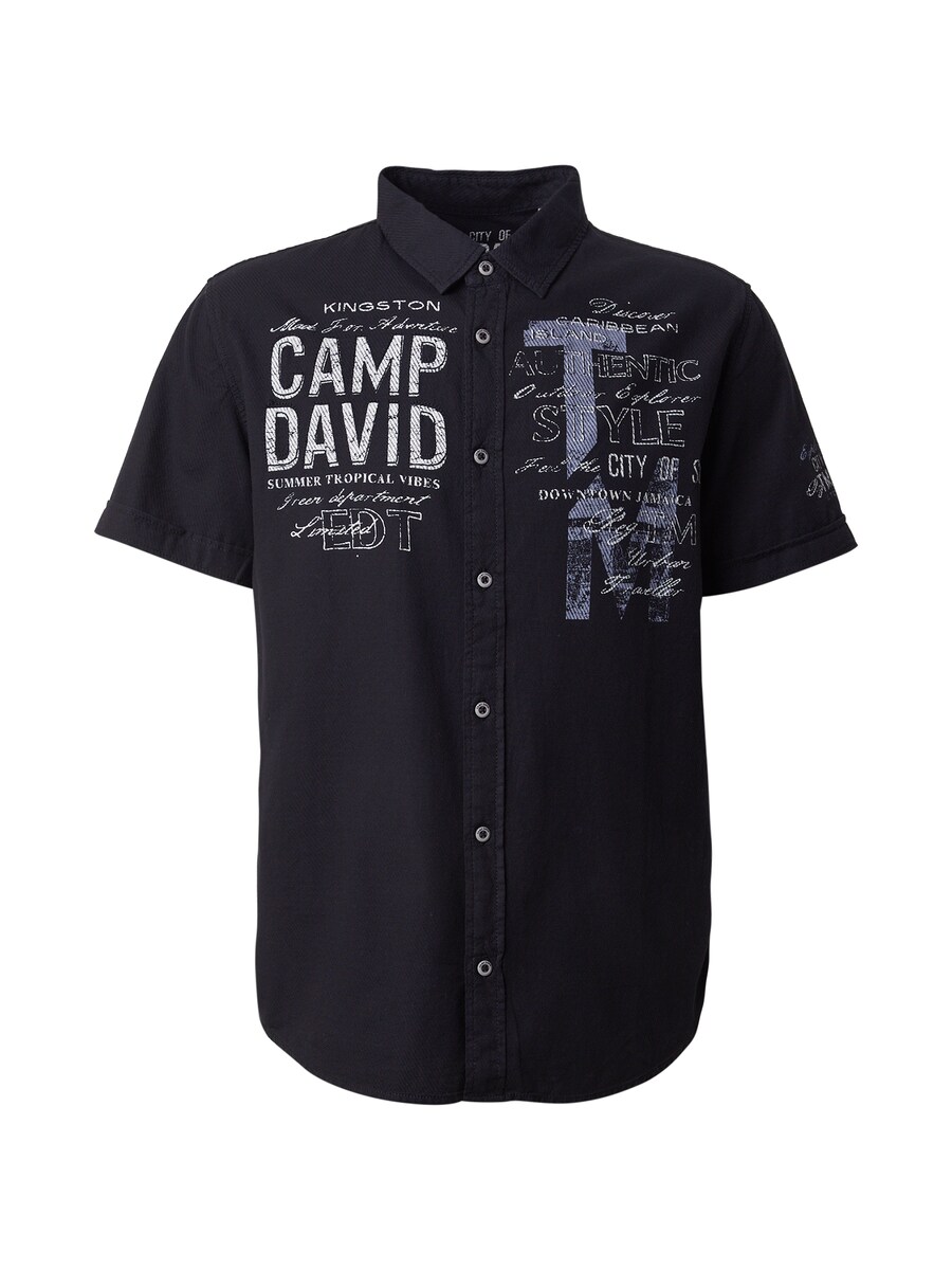 Рубашка на пуговицах классического кроя CAMP DAVID, черный
Рубашка на пуговицах классического кроя CAMP DAVID, черный