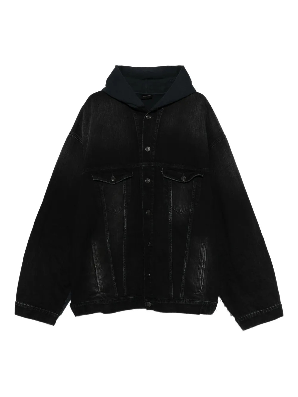 Куртка с капюшоном и вышитым логотипом Balenciaga, черный
Куртка с капюшоном и вышитым логотипом Balenciaga, черный