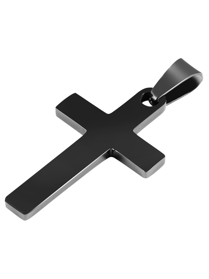 Adeliás Универсальный кулон - крестообразный кулон из нержавеющей стали черного цвета
Adeliás Универсальный кулон - крестообразный кулон из нержавеющей стали черного цвета