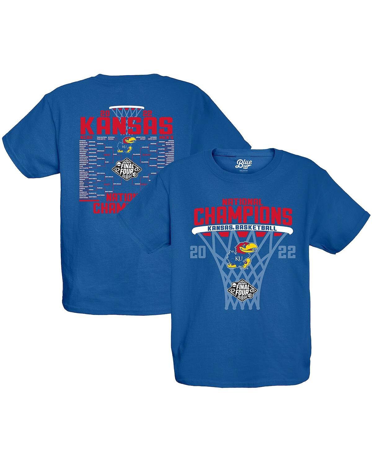 Мужская баскетбольная футболка национальных чемпионов Big Boys Royal Kansas Jayhawks 2022 NCAA Blue 84
Мужская баскетбольная футболка национальных чемпионов Big Boys Royal Kansas Jayhawks 2022 NCAA Blue 84