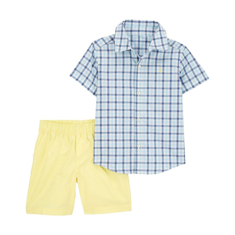 Комплект из рубашки и шорт в клетку Carter для мальчика-подростка Carter's, цвет Blue Plaid
Комплект из рубашки и шорт в клетку Carter для мальчика-подростка Carter's, цвет Blue Plaid