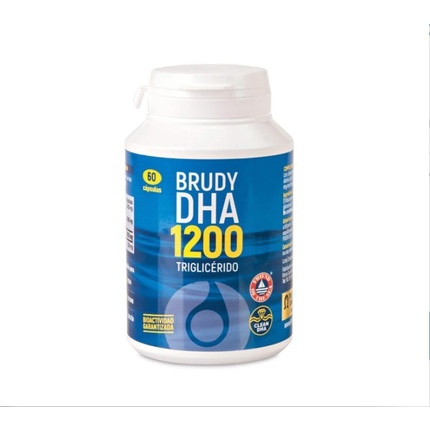 BRUDY DHA 1200 TRIGLYCERIDE 60 капсул - Сырье для экологически безопасного рыболовства - Произведено в Европейском Союзе - Не содержит загрязняющих веществ Brudy