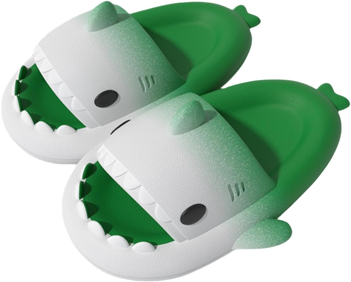 Шлепанцы Shark Cloud, милые мультяшные тапочки с акулами для дома и улицы, для женщин и мужчин, сандалии с открытым носком для душа и для пар Ythspnze, зеленый
Шлепанцы Shark Cloud, милые мультяшные тапочки с акулами для дома и улицы, для женщин и мужчин, сандалии с открытым носком для душа и для пар Ythspnze, зеленый