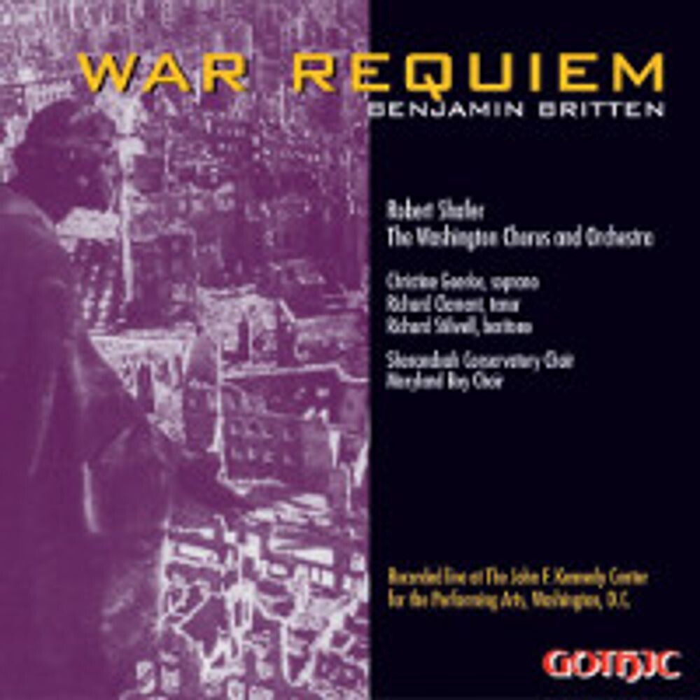 Диск CD War Requiem - Benjamin Britten, Robert Shafer
Диск CD War Requiem - Benjamin Britten, Robert Shafer