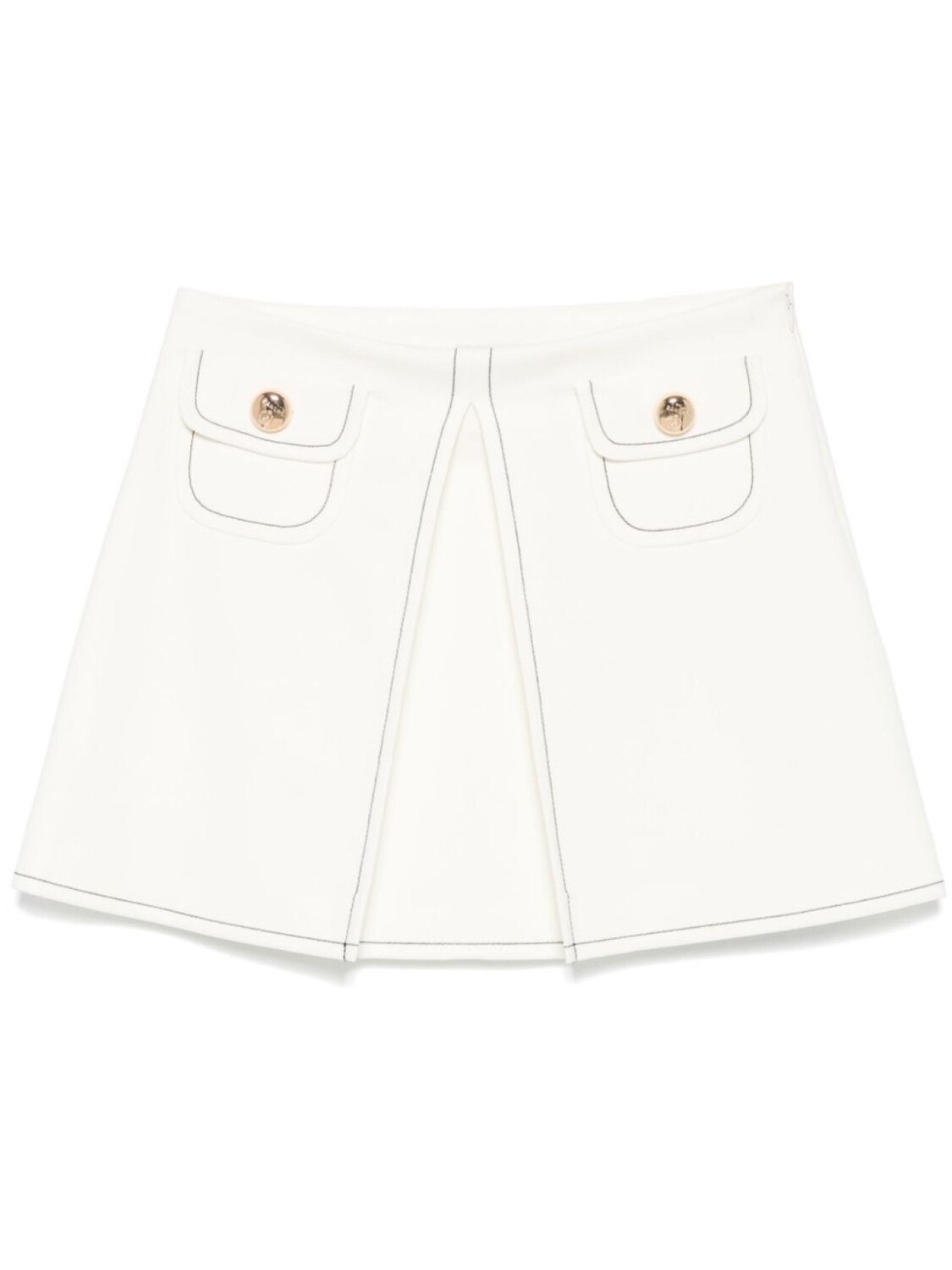 SANDRO плиссированная мини-юбка, белый 
SANDRO плиссированная мини-юбка, белый