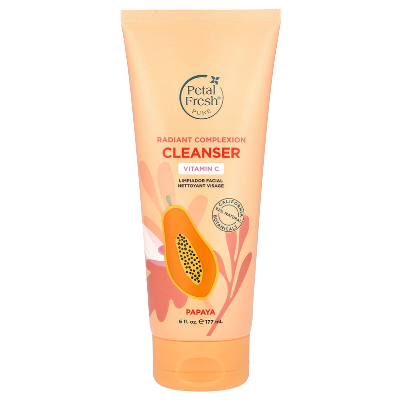 Petal Fresh, Pure, сияющий цвет лица, папайя, 177 мл (6 жидк. унций) 
Petal Fresh, Pure, сияющий цвет лица, папайя, 177 мл (6 жидк. унций)