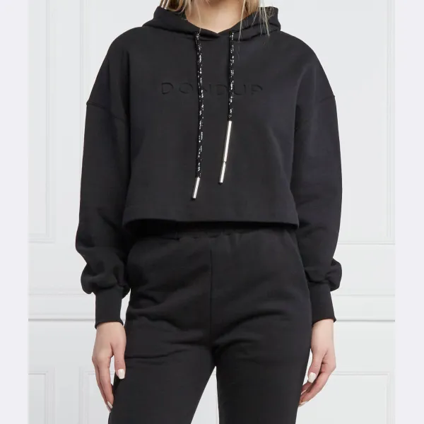 Укороченная толстовка Dondup - Made In Italy, черный
Укороченная толстовка Dondup - Made In Italy, черный