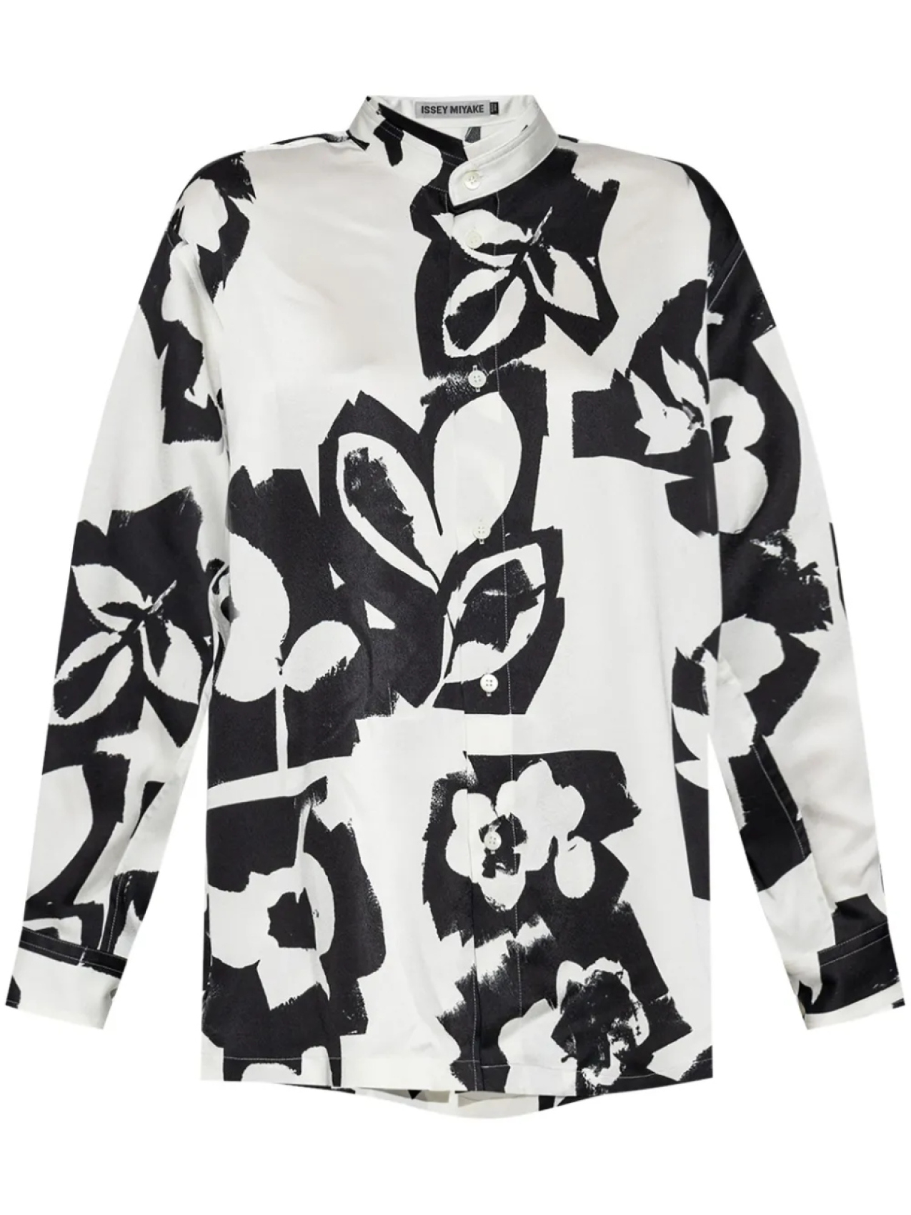 Рубашка с цветочным принтом Issey Miyake, черный
Рубашка с цветочным принтом Issey Miyake, черный