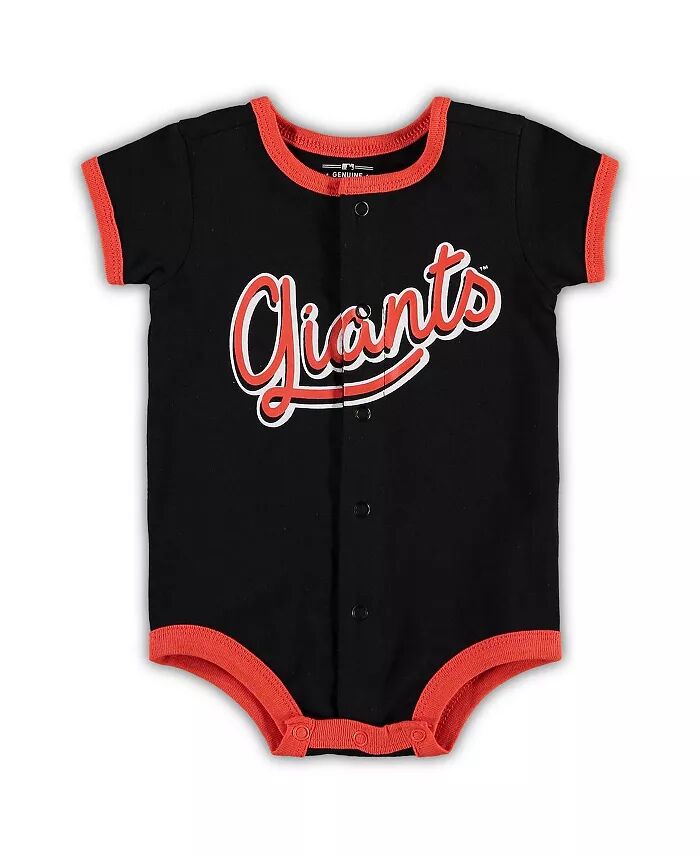 Черный комбинезон для мальчиков и девочек San Francisco Giants Power Hitter Outerstuff
Черный комбинезон для мальчиков и девочек San Francisco Giants Power Hitter Outerstuff