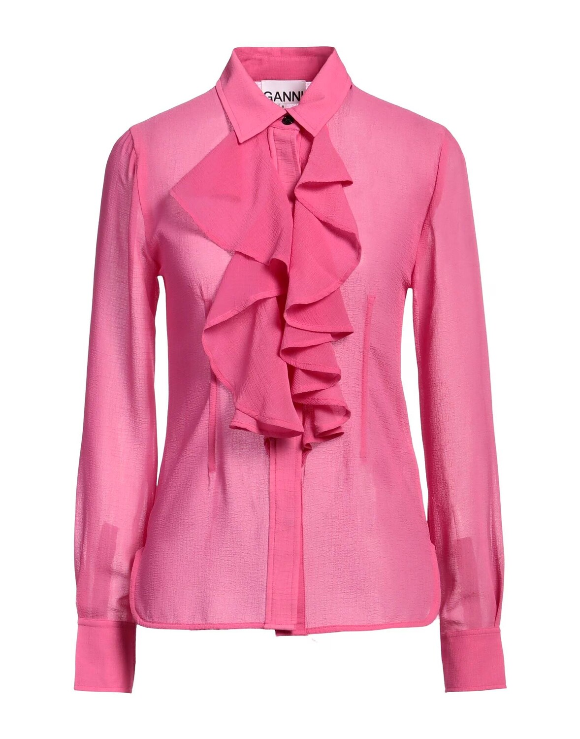 Рубашка Ganni, фуксия
Рубашка Ganni, фуксия