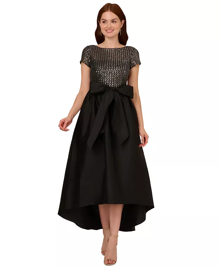 Женское платье с пайетками High-Low Adrianna Papell, черный
Женское платье с пайетками High-Low Adrianna Papell, черный