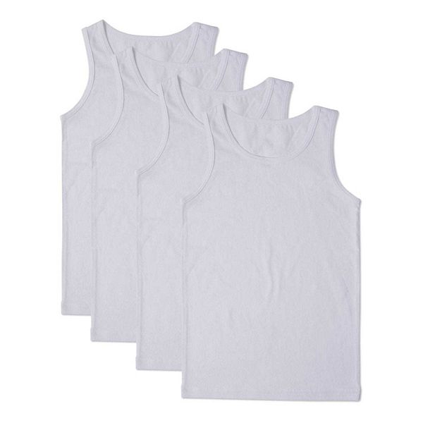 4 майки-борцовки для мальчиков cotton rich белые Memoi
4 майки-борцовки для мальчиков cotton rich белые Memoi