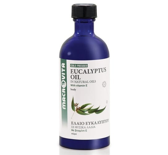 ЭВКАЛИПТОВОЕ МАСЛО на натуральных маслах холодного отжима с витамином Е 100мл MACROVITA
ЭВКАЛИПТОВОЕ МАСЛО на натуральных маслах холодного отжима с витамином Е 100мл MACROVITA