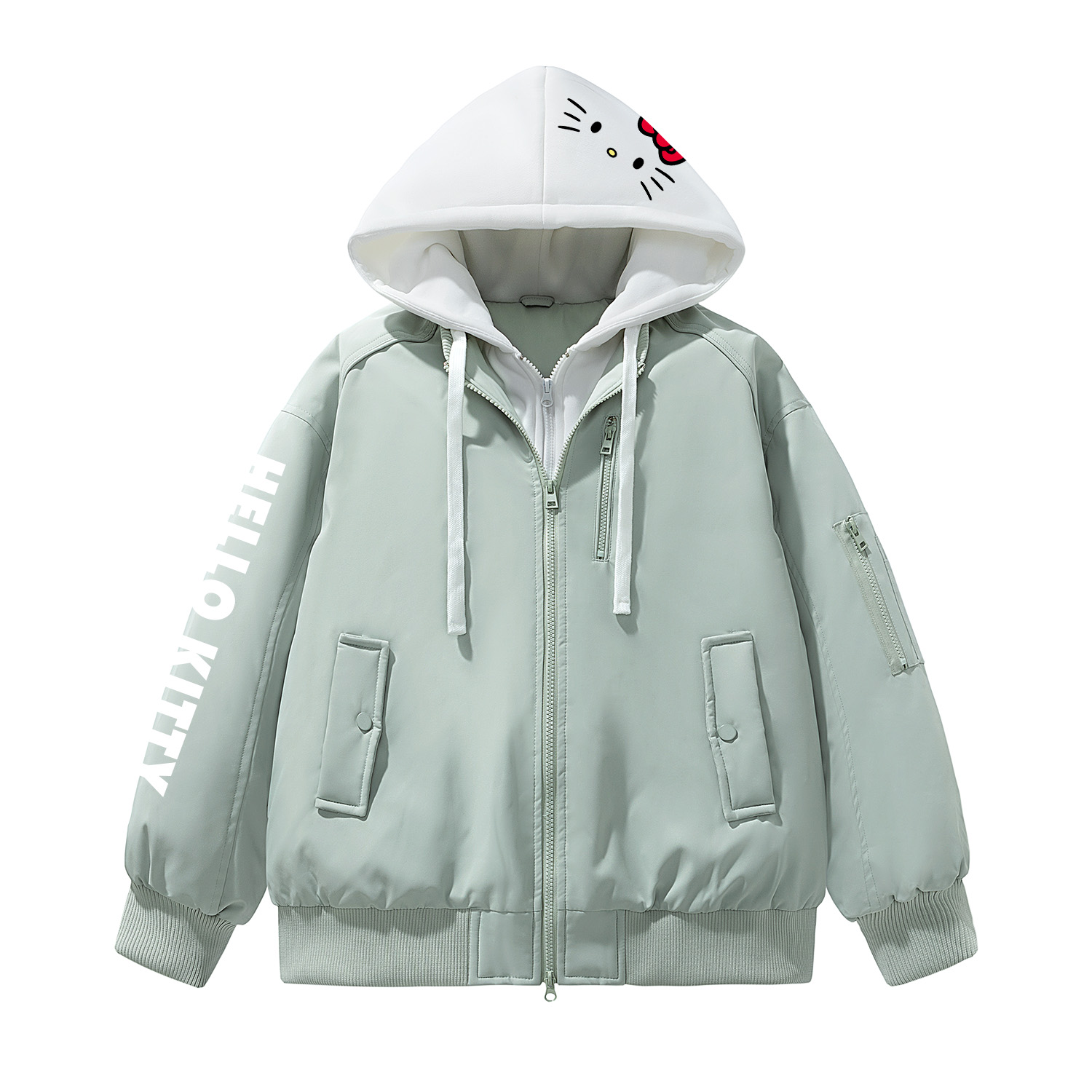 Hello Kitty Hello Kitty SS25 пуховик Unisex Sanrio, светло- зеленый
Hello Kitty Hello Kitty SS25 пуховик Unisex Sanrio, светло- зеленый