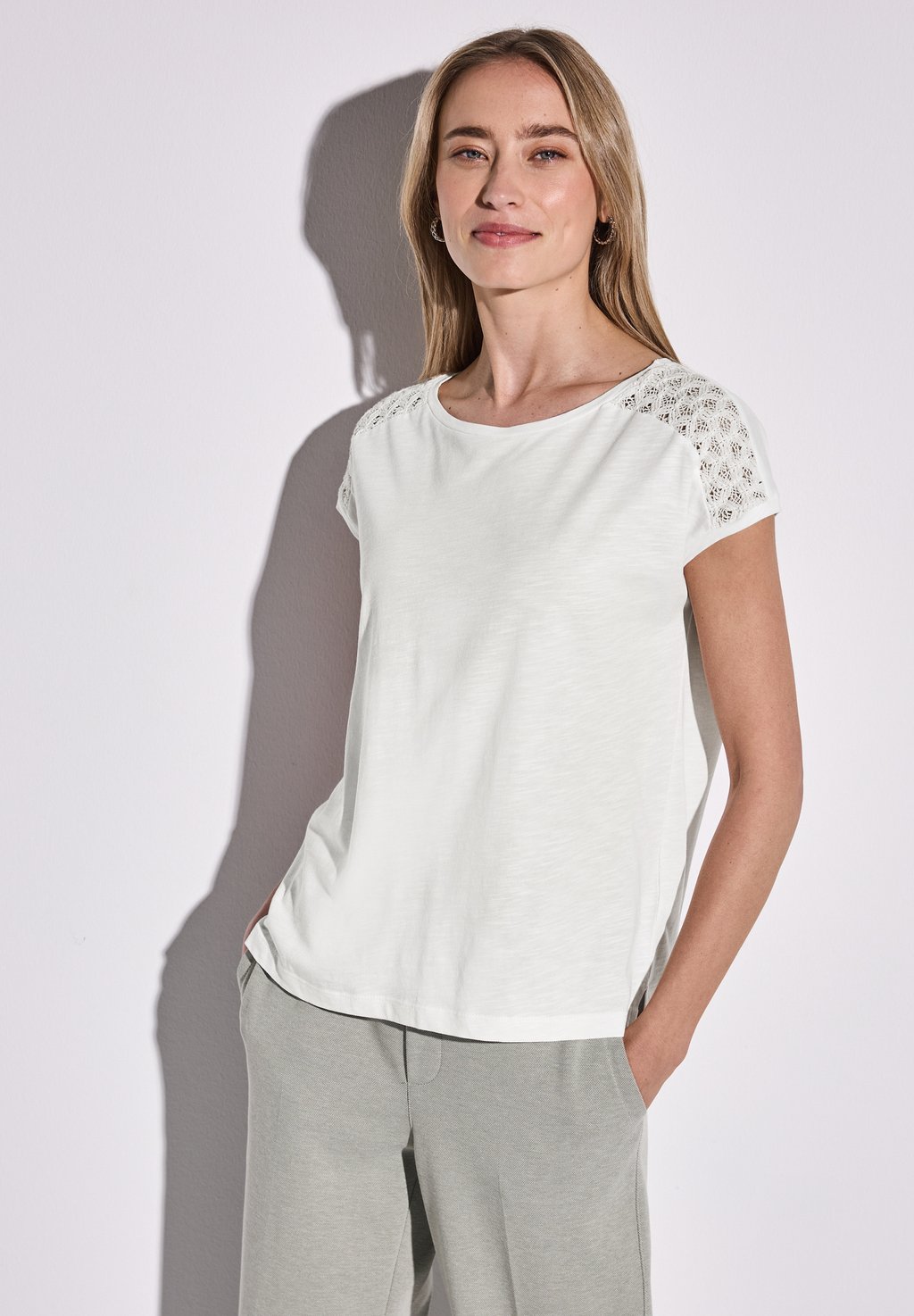 Футболка с принтом Street One, кремовый
Футболка с принтом Street One, кремовый