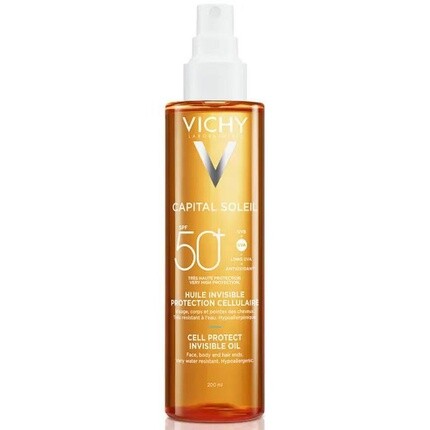 Vichy Soleil Cell Protect Oil SPF 50 200мл
Vichy Soleil Cell Protect Oil SPF 50 200мл