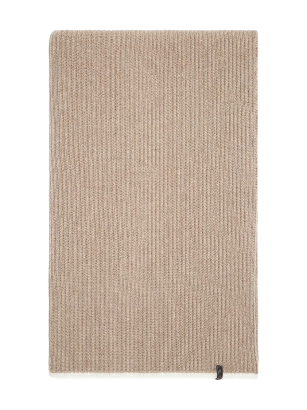 Ребристый шарф Brunello Cucinelli, нейтральный
Ребристый шарф Brunello Cucinelli, нейтральный