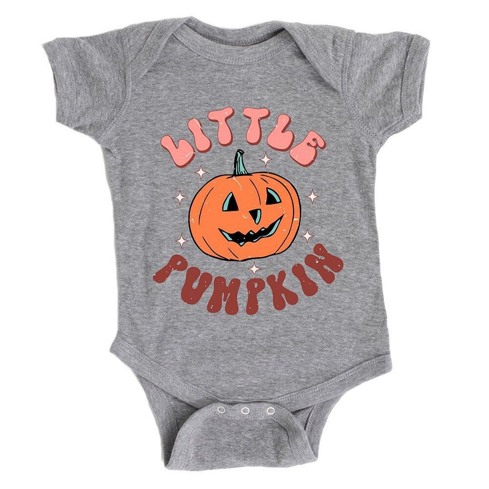 Детское боди в стиле ретро Little Pumpkin The Juniper Shop, цвет Heather Grey
Детское боди в стиле ретро Little Pumpkin The Juniper Shop, цвет Heather Grey