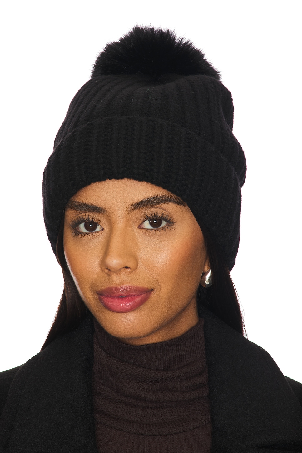 Шапка с помпоном Adrienne Landau, черный
Шапка с помпоном Adrienne Landau, черный