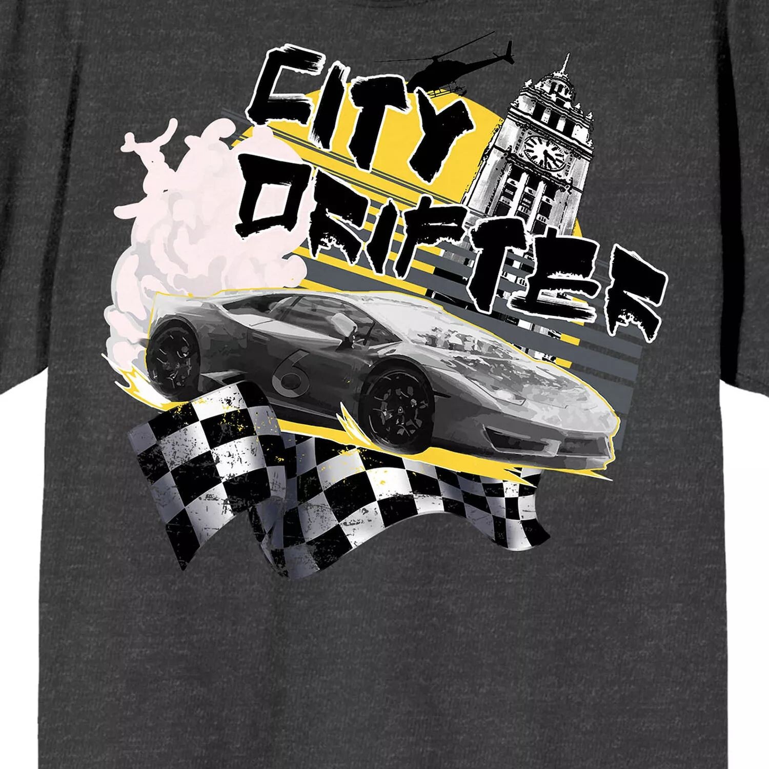 Мужская элегантная футболка с рисунком Rebel City Drifter Licensed Character
Мужская элегантная футболка с рисунком Rebel City Drifter Licensed Character