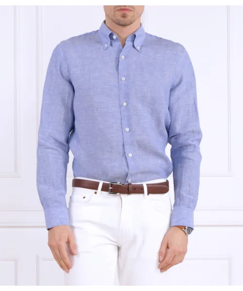 Льняная рубашка Regular fit Oscar Jacobson, синий
Льняная рубашка Regular fit Oscar Jacobson, синий