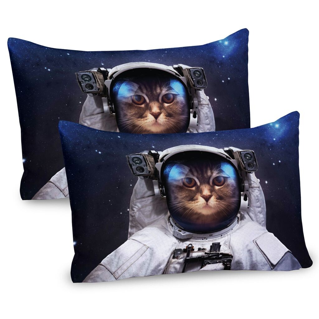 Чехлы для подушек ABAKUHAUS Space Cat, набор из 2 шт., Кот-космический путешественник Milkyway Galaxy в костюме со звездным фоновым изображением, чехол для подушки с декоративным принтом, 80x40 см, темно-синий, белый
Чехлы для подушек ABAKUHAUS Space Cat, набор из 2 шт., Кот-космический путешественник Milkyway Galaxy в костюме со звездным фоновым изображением, чехол для подушки с декоративным принтом, 80x40 см, темно-синий, белый