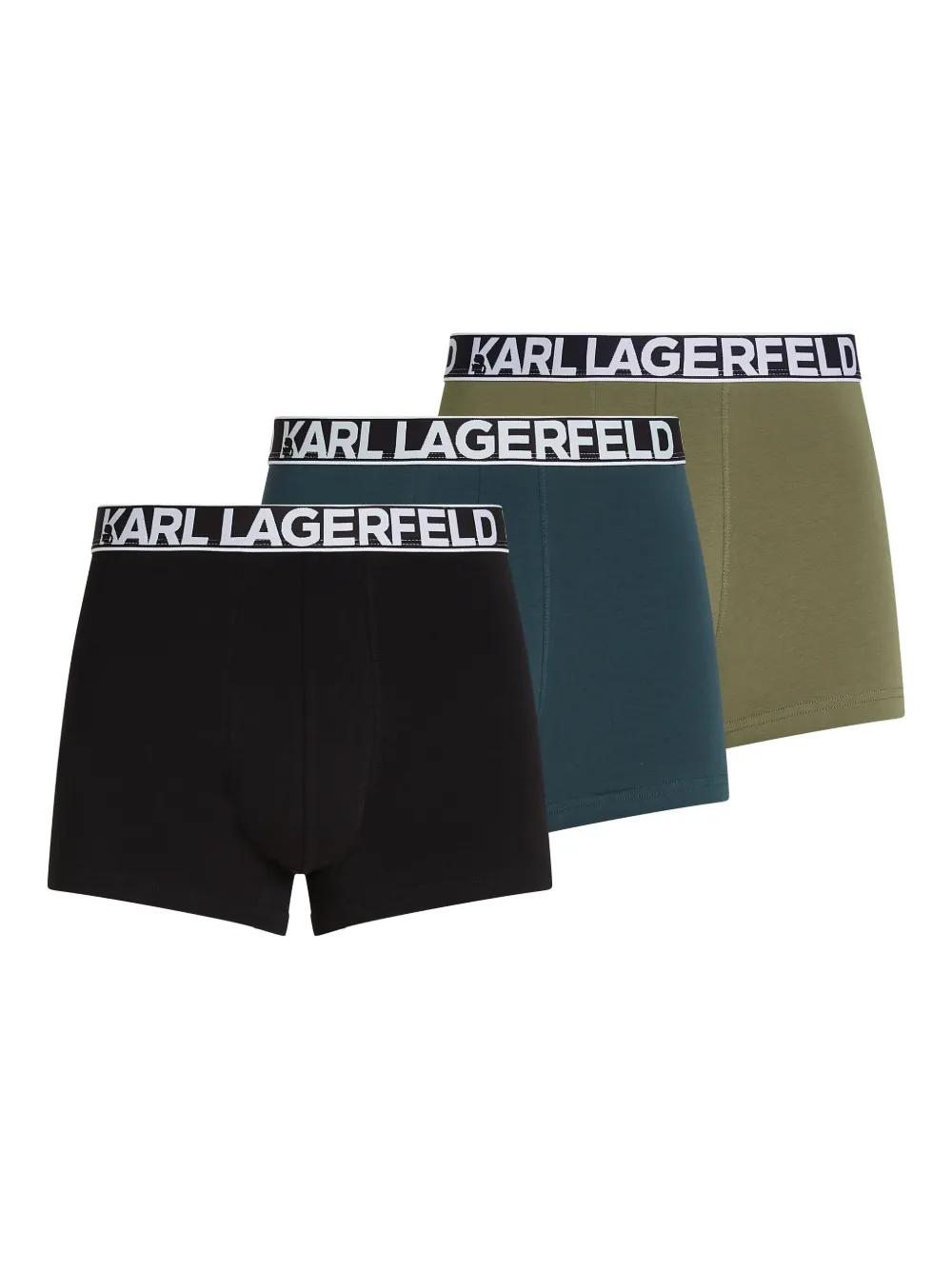 Комплект из трех боксеров с логотипом KARL LAGERFELD, зеленый
Комплект из трех боксеров с логотипом KARL LAGERFELD, зеленый