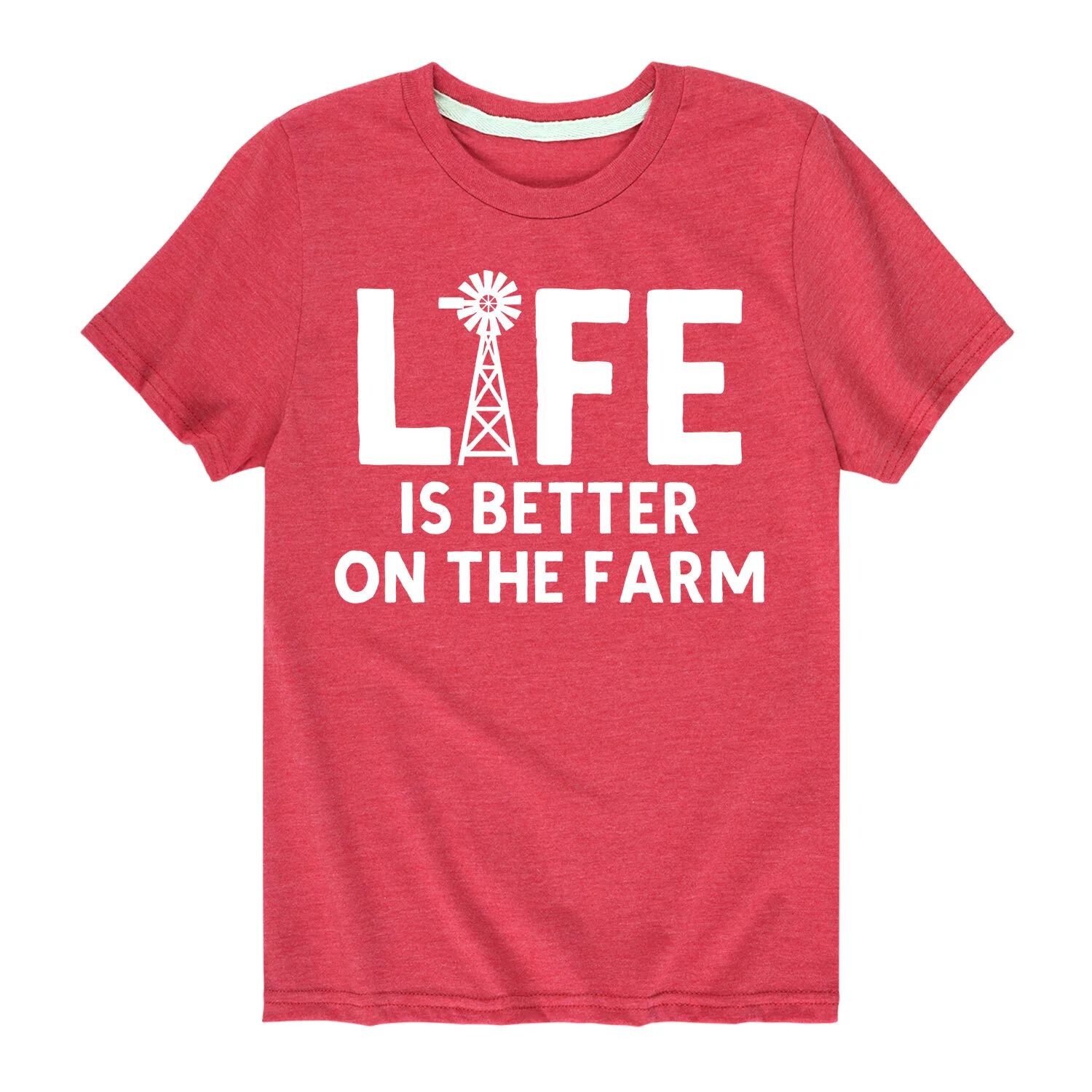 Футболка с рисунком для мальчиков 8–20 лет «Жизнь на ферме лучше» Licensed Character
Футболка с рисунком для мальчиков 8–20 лет «Жизнь на ферме лучше» Licensed Character