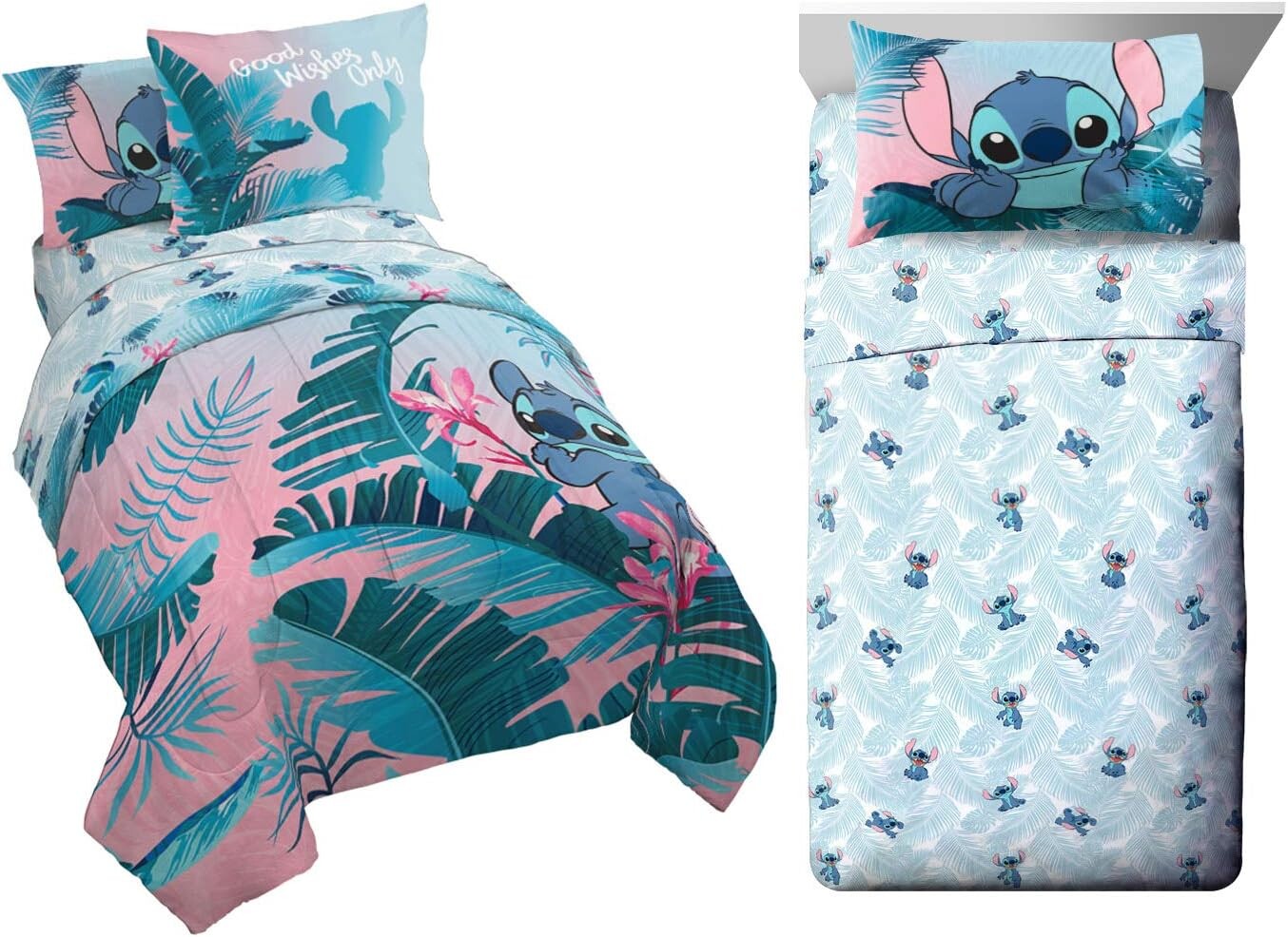 Комплект двойного постельного белья Jay Franco Disney Lilo & Stitch Floral Fun из 8 предметов — включает комплект постельного белья и комплект простыней
Комплект двойного постельного белья Jay Franco Disney Lilo & Stitch Floral Fun из 8 предметов — включает комплект постельного белья и комплект простыней