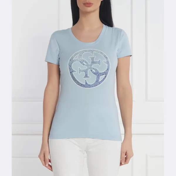 Облегающая футболка Guess, синий
Облегающая футболка Guess, синий