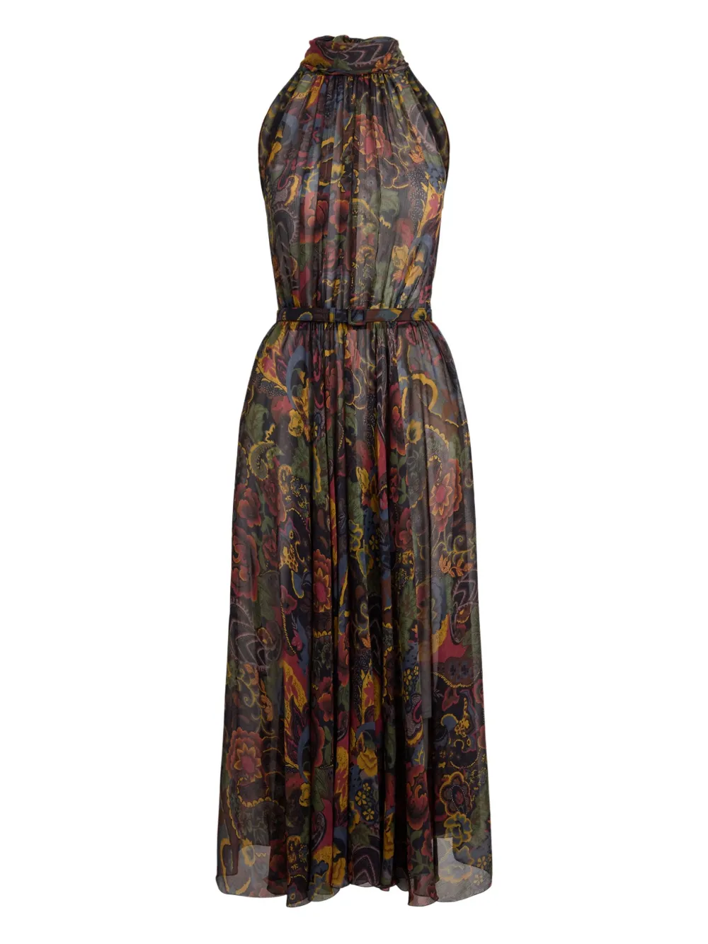 Миди-платье с цветочным принтом и высоким воротом Ralph Lauren Collection, черный
Миди-платье с цветочным принтом и высоким воротом Ralph Lauren Collection, черный