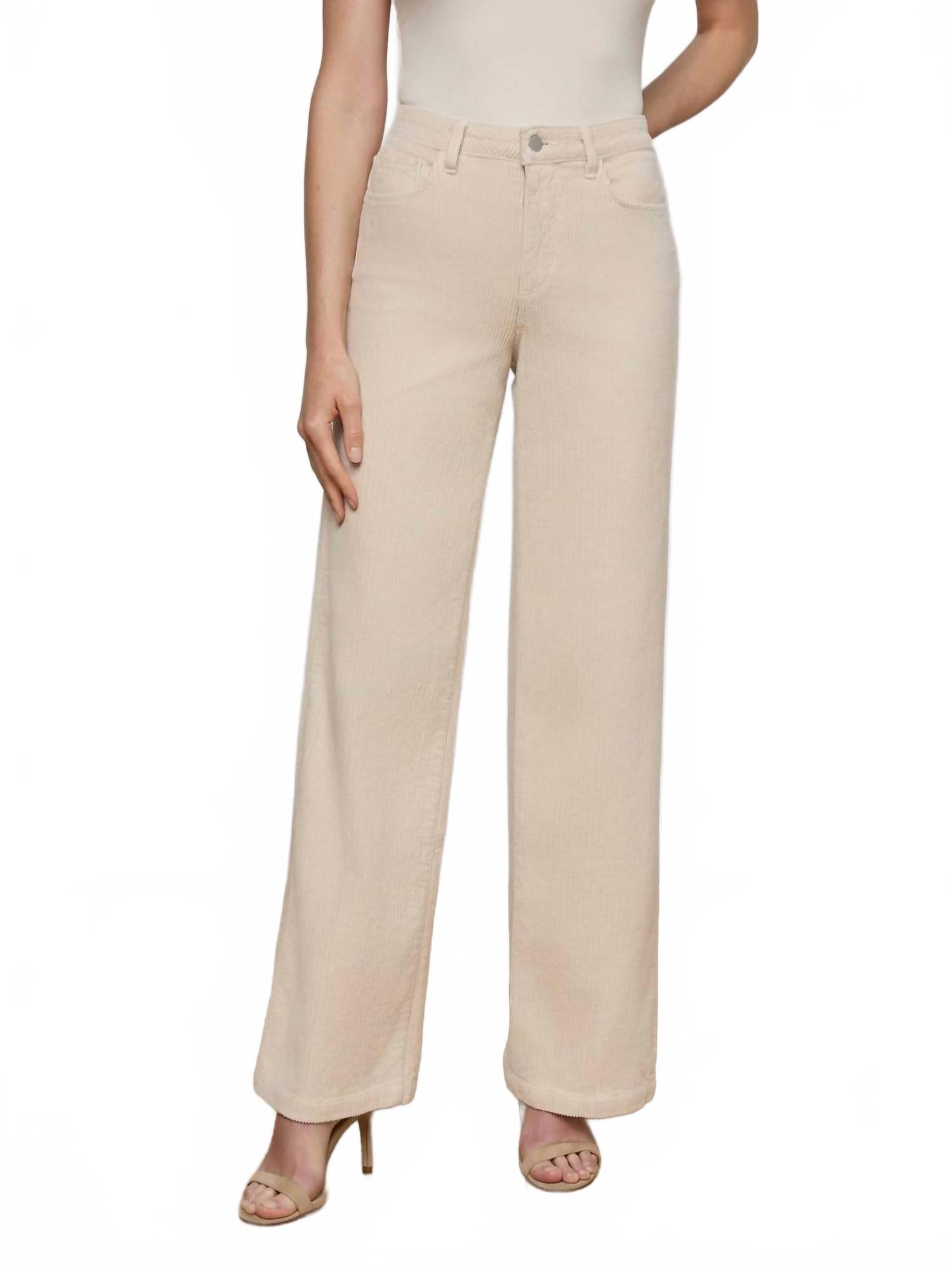 L'Agence Вельветовые брюки Scottie с широкими штанинами, цвет «Французская ваниль»
L'Agence Вельветовые брюки Scottie с широкими штанинами, цвет «Французская ваниль»