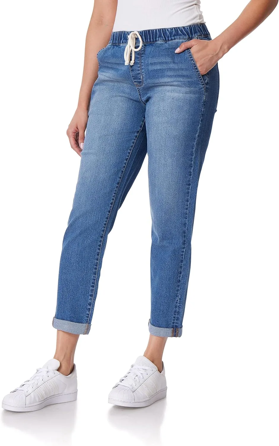 Джинсы WallFlower Women's Tomboy Jogger Mid-Rise Insta Stretch
Джинсы WallFlower Women's Tomboy Jogger Mid-Rise Insta Stretch